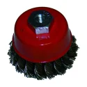 Rodac 6362TT knotted wire wheel brush 4" x 5/8" x 11
