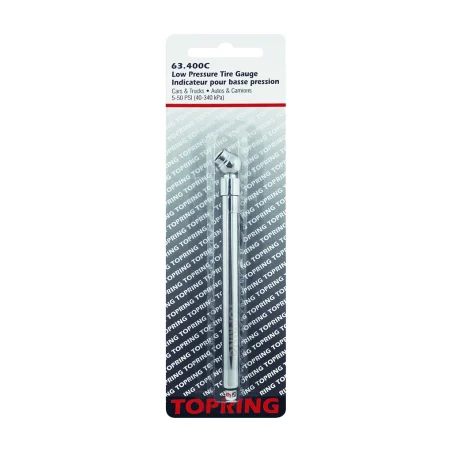 Topring 63-400C tire Gauge Pencil Type 5-50 PSI