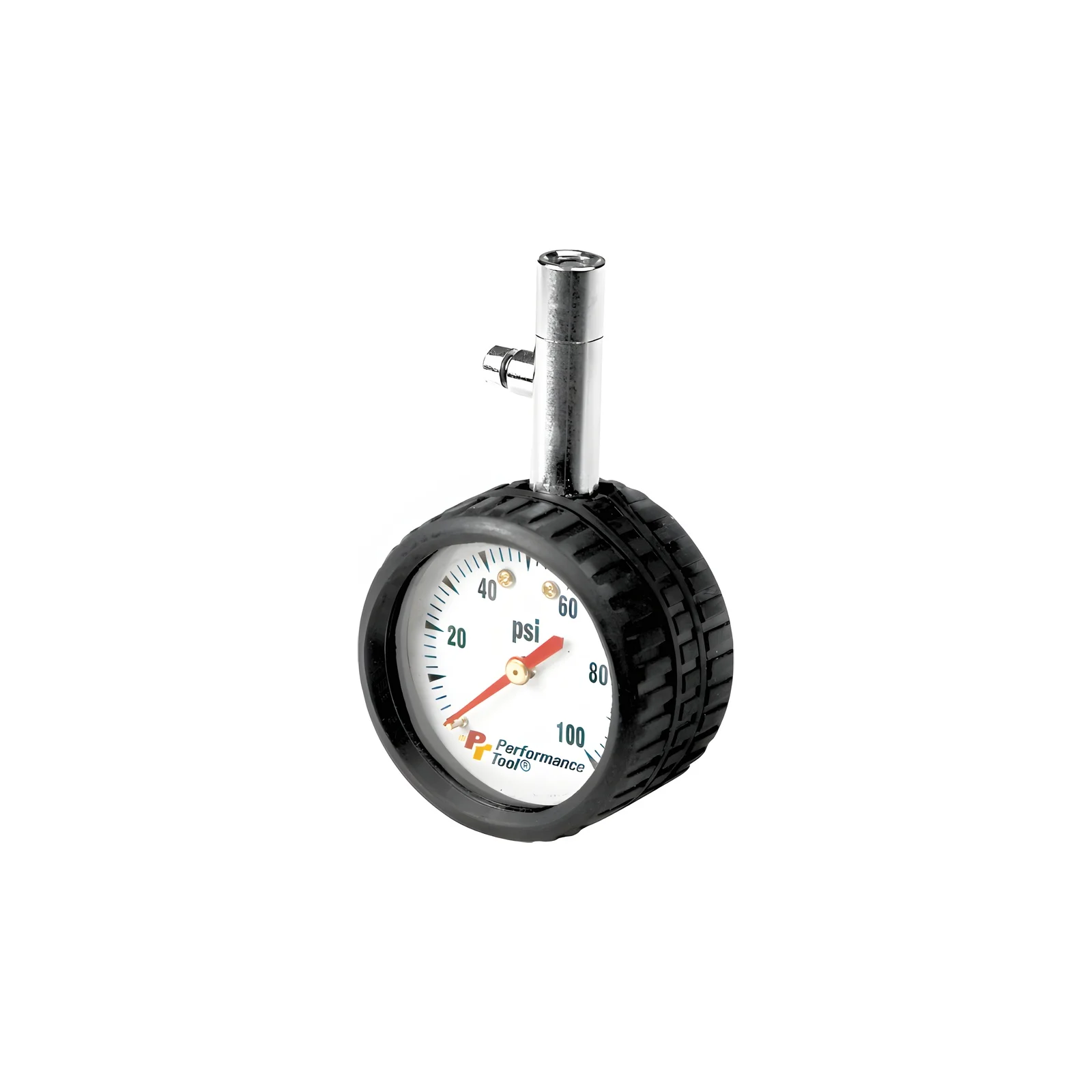 Performance Tool W9106 Round Dial Pressure Gauge 1-100 PSI 2"