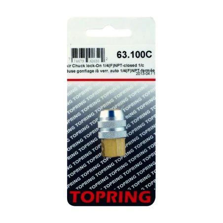 Topring 63-100C closed lock-on air chuck 1/4 F NPT