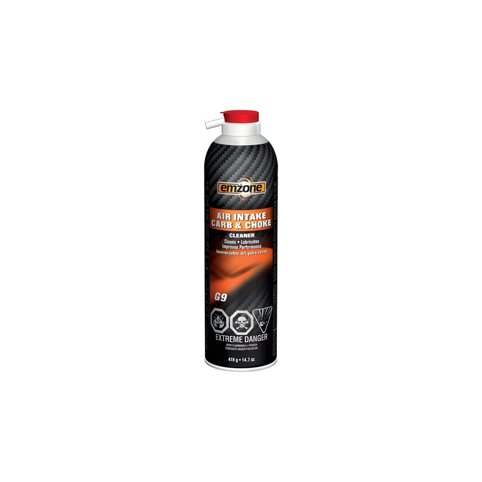 Nettoyant pour carburateur et entrée d'air 14.7oz (caisse de 12) Emzone 45009