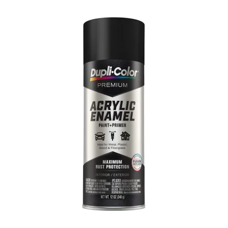 Peinture émail acrylique noir mat 340g (6 unités) Dupli-Color CDA1605-6