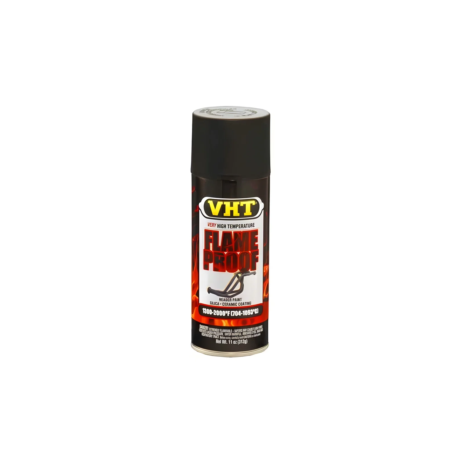 VHT CSP102 black mat fire resistant paint 1500°, (6 units)