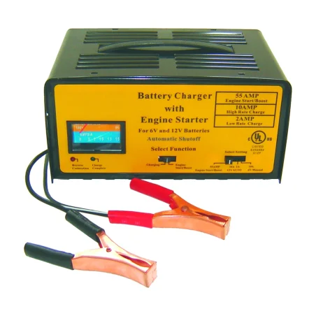 Chargeur survolteur de batterie 2/10/55 A 6–12 V Rodac BC55A