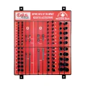 Genius CM-3490ACM MET Impact Socket and Accessory Display board (90 pieces) 3/8" and 1/2" Dr.
