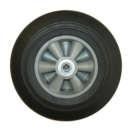 Roue de caoutchouc 8" Rodac RW8G