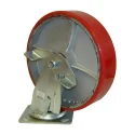 Rodac ROSP6BG Polyurethane swivel caster with brake system 1,300 lb. 6" x 2"