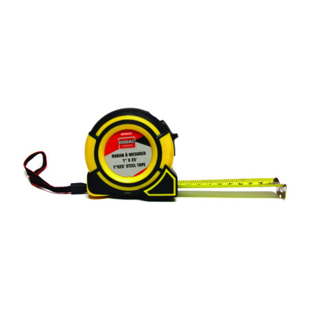 Rodac TM425C SAE & MET measuring tape 1' x 25"