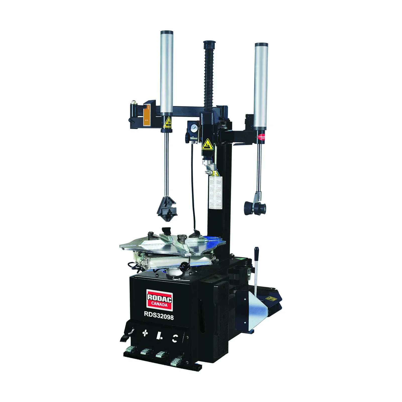 110V Tire mounting and dismounting machine with compressed air blast