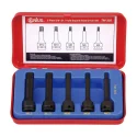 Ensemble de douilles à triple carrés 3/8" x M5 à M12 (5 pièces) Genius TM-305