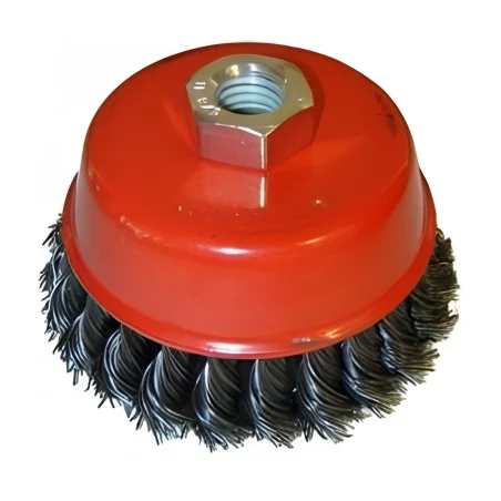 Rodac T93E047 knotted wire wheel brush 2-3/4" x 5/8" x 11