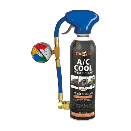 Emzone 45850 Cool refrigerants set for Easy-Fill A/C 284G 12A