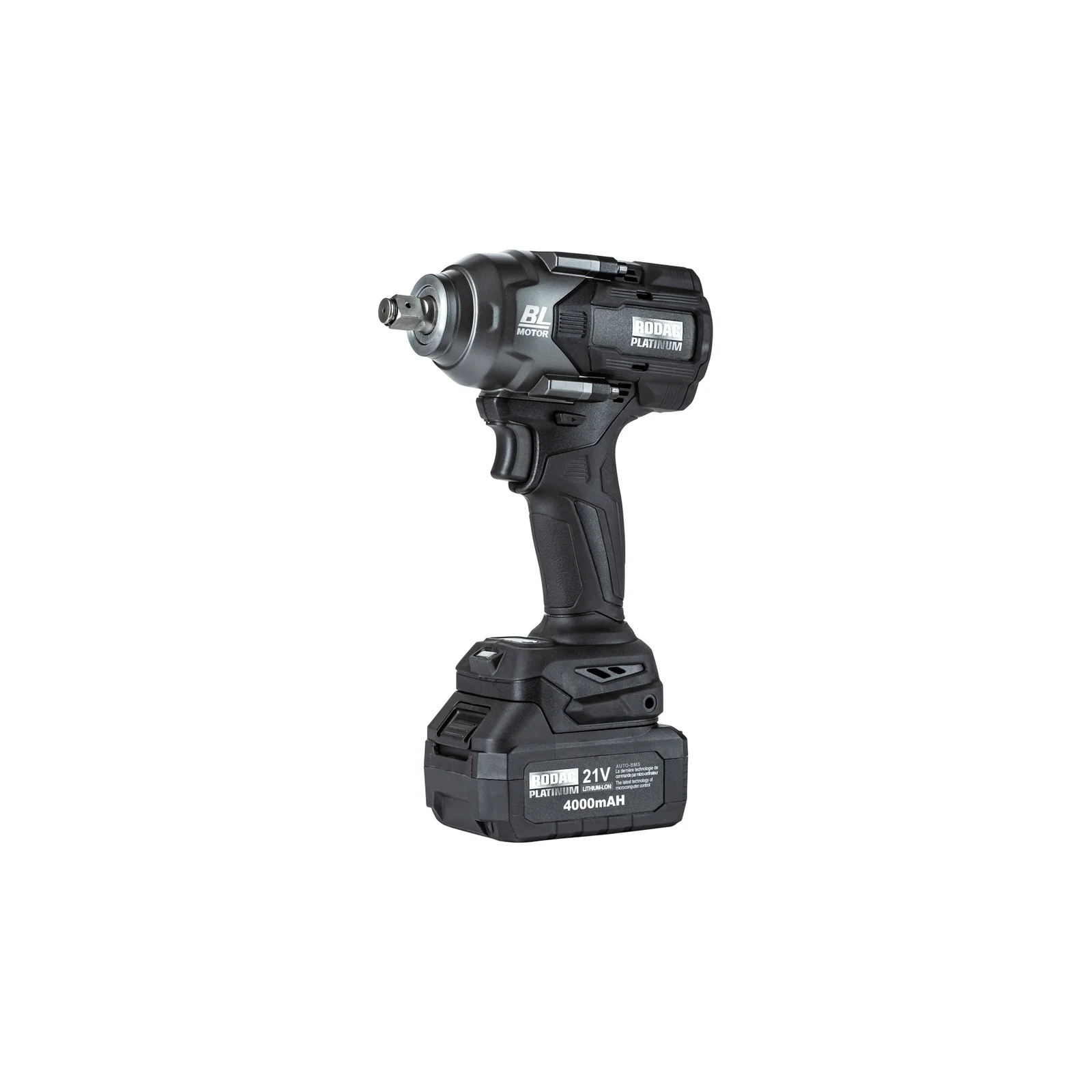 Rodac Platinum RD8803 1/2" 800 ft/lb impact wrench with 2 batteries and  charger
