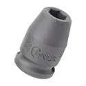 6-Point Impact Socket 3/8" Dr. x 13 mm MET - Genius 343213