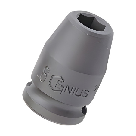 6-Point Impact Socket 3/8" Dr. x 16 mm MET - Genius 343216