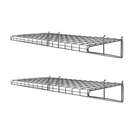 Metal shelf for wall panels 24" x 12" (pack of 2)