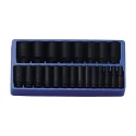 Ensemble de douilles à chocs profondes SAE 1/2" (22 pièces) Genius DI-422S