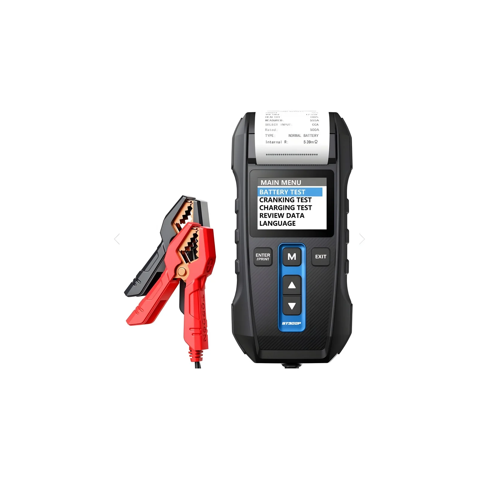12 V Battery Analyzer with Printer TOPDON BT300P
