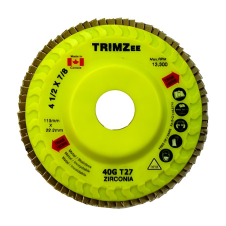 Extreme abrasives Z5T45087-10 Flap Discs (10 units) 80 4-1/2" x 7/8"