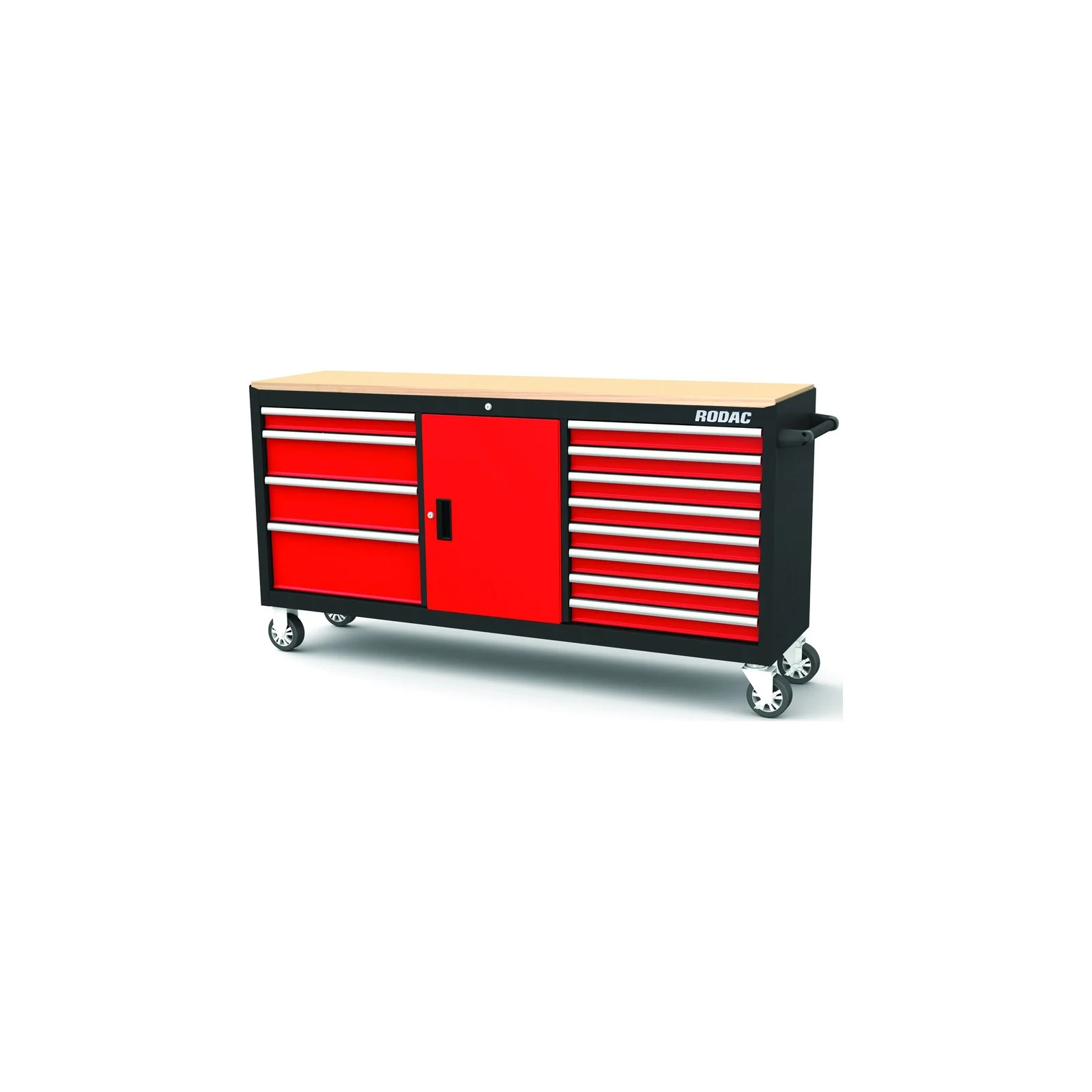 Cabinet à outils sur roues 12 tiroirs 71" X 24" X 31" Rodac BTD-721121D-01