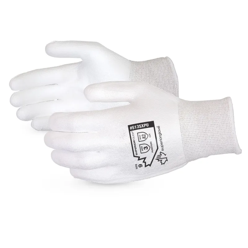 Gants anti-coupure A2 à faible peluchage enduits de polyuréthane TenActiv S13SXPU (1 paire)