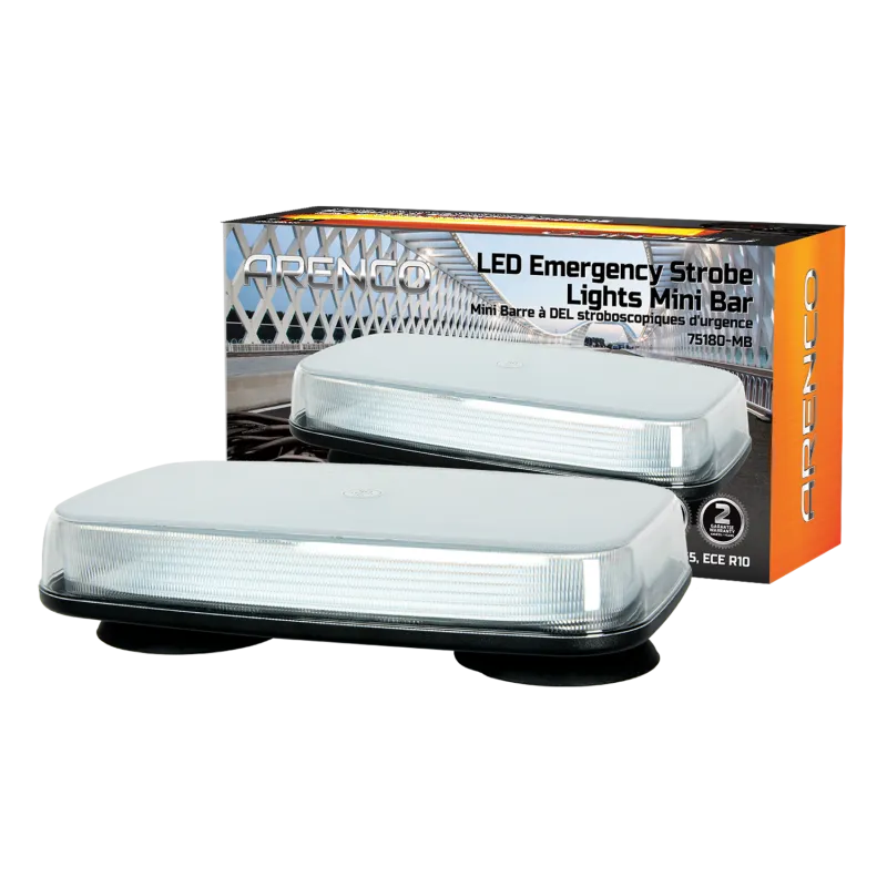 11" Emergency LED Mini Light Bar with 360° Illumination