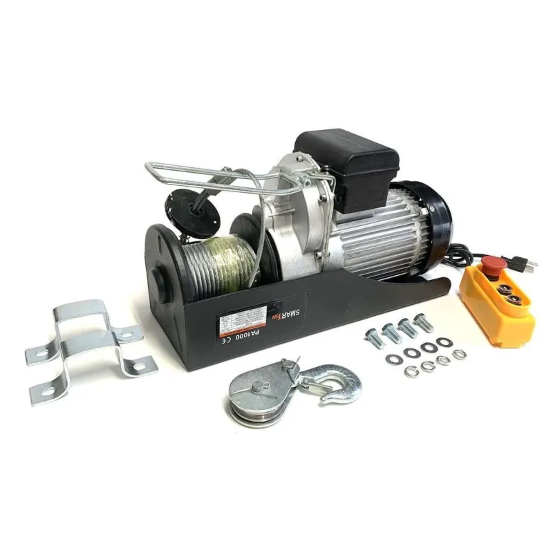 Palan électrique 120V 1100/2200 lb câble en acier de 40'