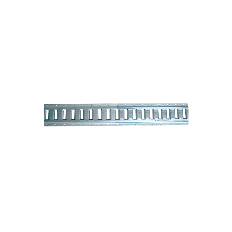 Horizontal Track Bar 10' E-Series Galvanized Steel Horizontal Track