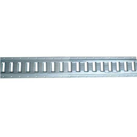 Rail Horizontal en Acier Galvanisée Série-E 10'