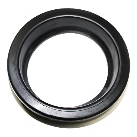 4" Black Round Rubber Trailer Light Contour