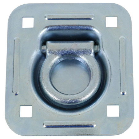 Anneau D'Arrimage Encastré En Zinc Trous Carrés 5000lb