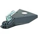 5000lb 2" black V frame trailer coupler