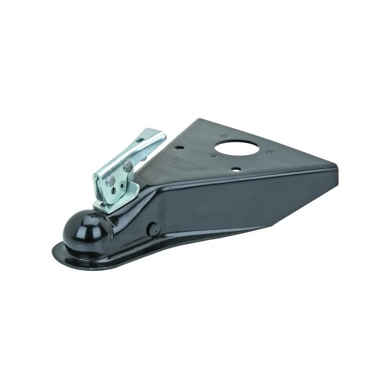 5000lb 2" black V frame trailer coupler