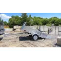 Remorque utilitaire de 52" x 88" galvanisée avec rampe...