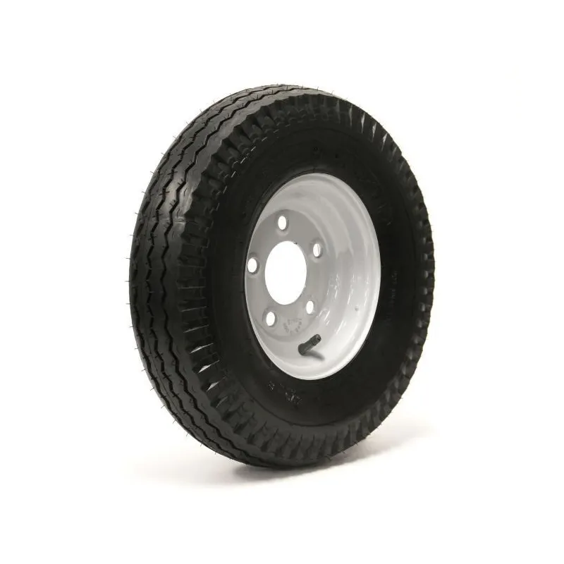 ROADGUIDER 5.70-8 6 Ply Tire on (5/4.5) White Rim