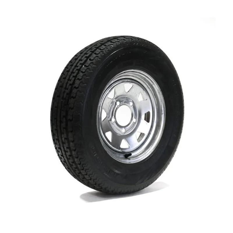 STERLING 175/80R13 6 Ply Tire on (5/4.5) Galvanized Rally Rim