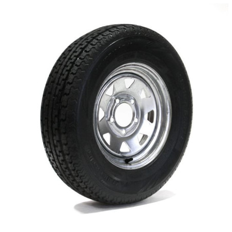 STERLING 175/80R13 6 Ply Tire on (5/4.5) Galvanized Rally Rim