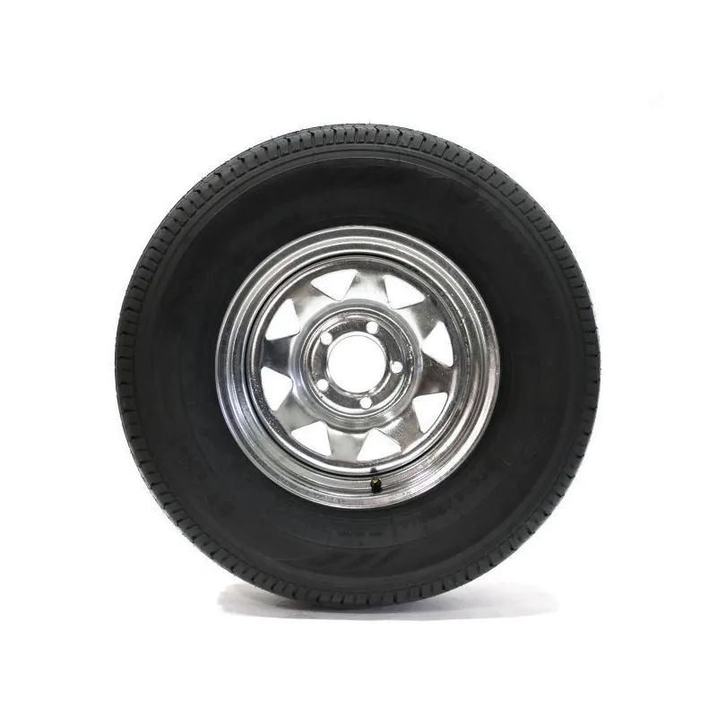 Castle Rock 205/75R14 6 Ply Tire on Galvanized Rally Rim 5 Holes