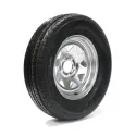 Pneu Radial CASTLE ROCK 225/75R15 8 Plis sur Jante Rally Galvanisée (5/4.5)