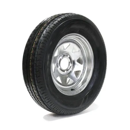 Pneu Radial CASTLE ROCK 225/75R15 8 Plis sur Jante Rally Galvanisée (5/4.5)