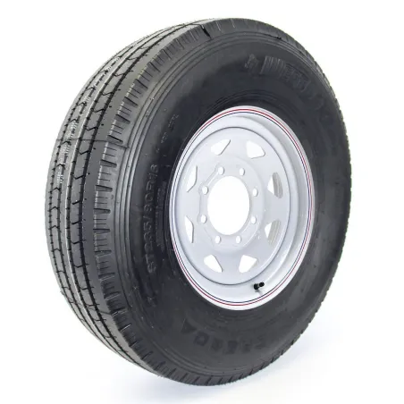 Pneu Radial Westlake 235/80R16 14 Plis sur Jante Rally Blanche 8 trous