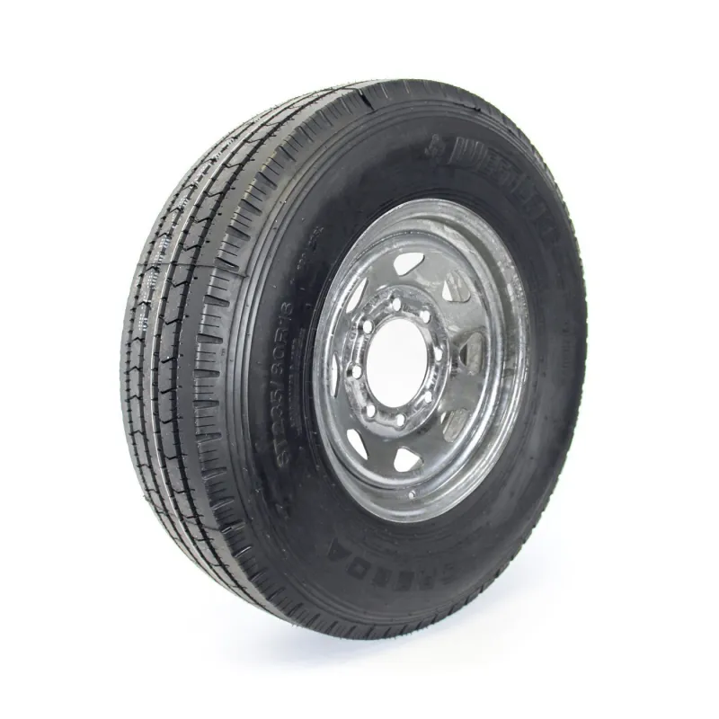 Westlake 235/80R16 14 Ply Radial Tire on 8 holes Galvanized Rally Rim