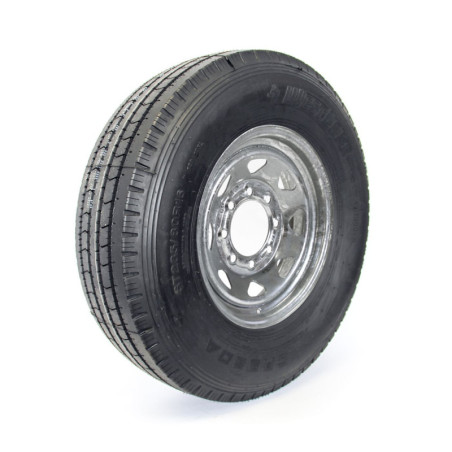 Pneu Radial Westlake 235/80R16 14 Plis sur Jante Rally Galvanisée 8 trous
