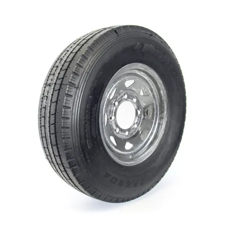 Westlake 235/80R16 14 Ply Radial Tire on 8 holes Galvanized Rally Rim