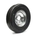 Pneu Radial Castle Rock 225/75R15 10 Plis sur Jante Rally Galvanisée (6/5.5)