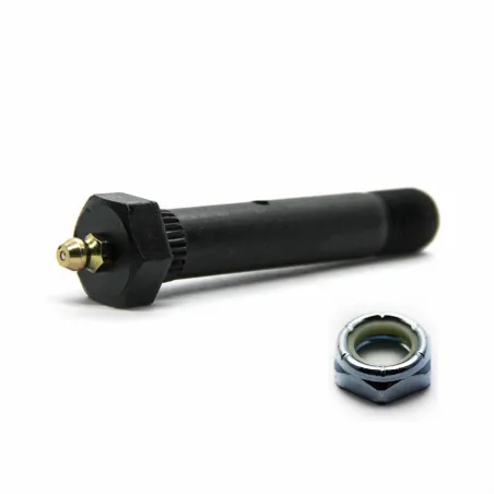 9/16" x 3-1/2" greasable spring bolt with nylon lock nut