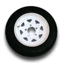 Pneu Radial SYNERGY 205/75R14 6 Plis sur Jante Rally Blanche (5/4.5)