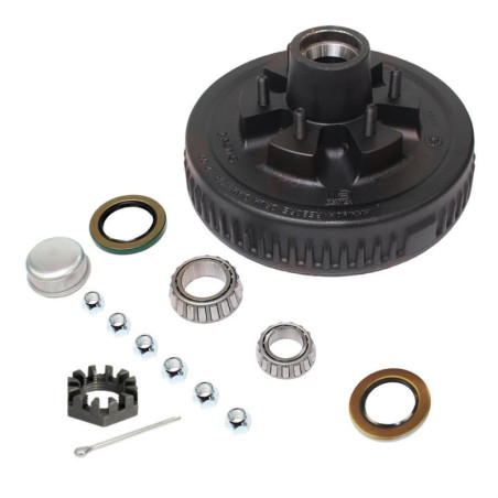 Complete (6/5.5) 5200lb Brake drum with  bearing kit