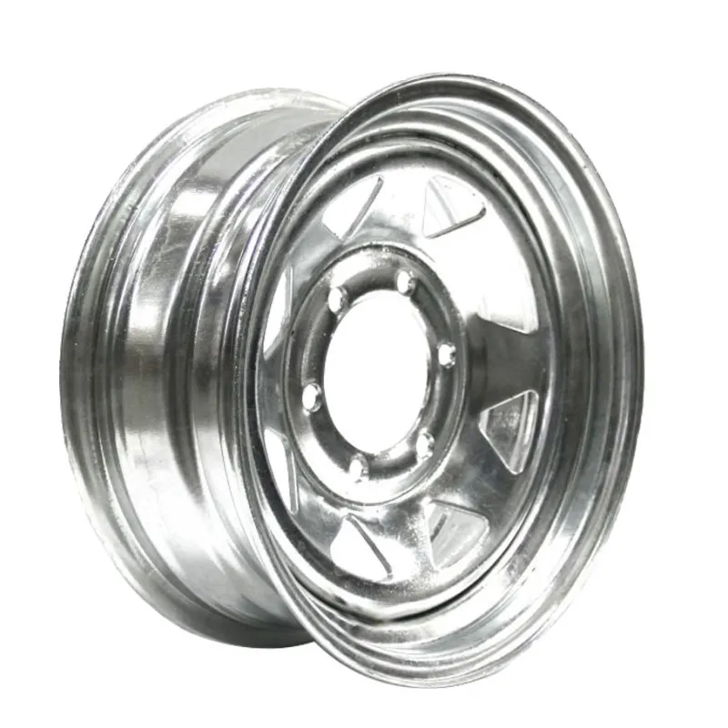 (6/5.5) 6 Holes 16" x 6" Galvanized Rally Trailer Rim