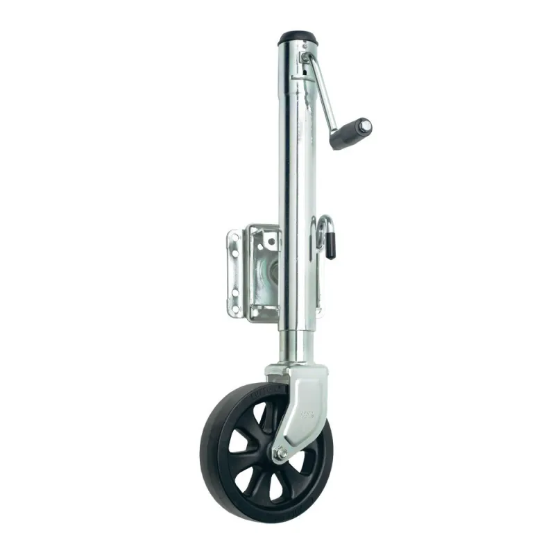 Vérin de Remorque Pivotant avec Roue Poignée Côté 11" 1500lb